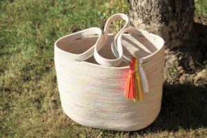 Sommertasche aus Seilen