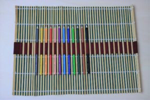 Bambusmatte Stifte Aufbewahrung