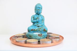 blauer Buddha