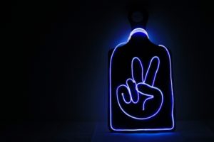 Peace Leuchtschild